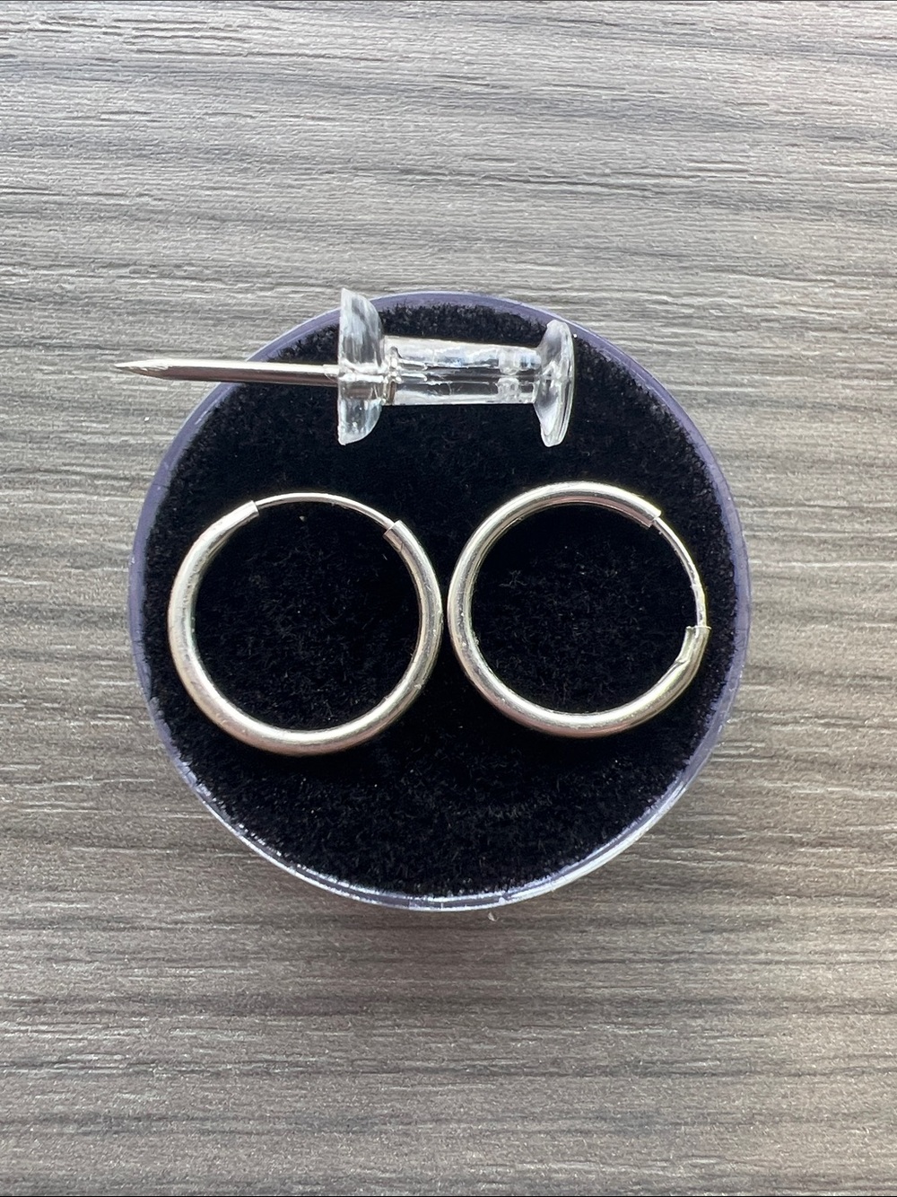 Sterling Silver Sleeper Hoop Earrings - Minimal Women's Jewelry